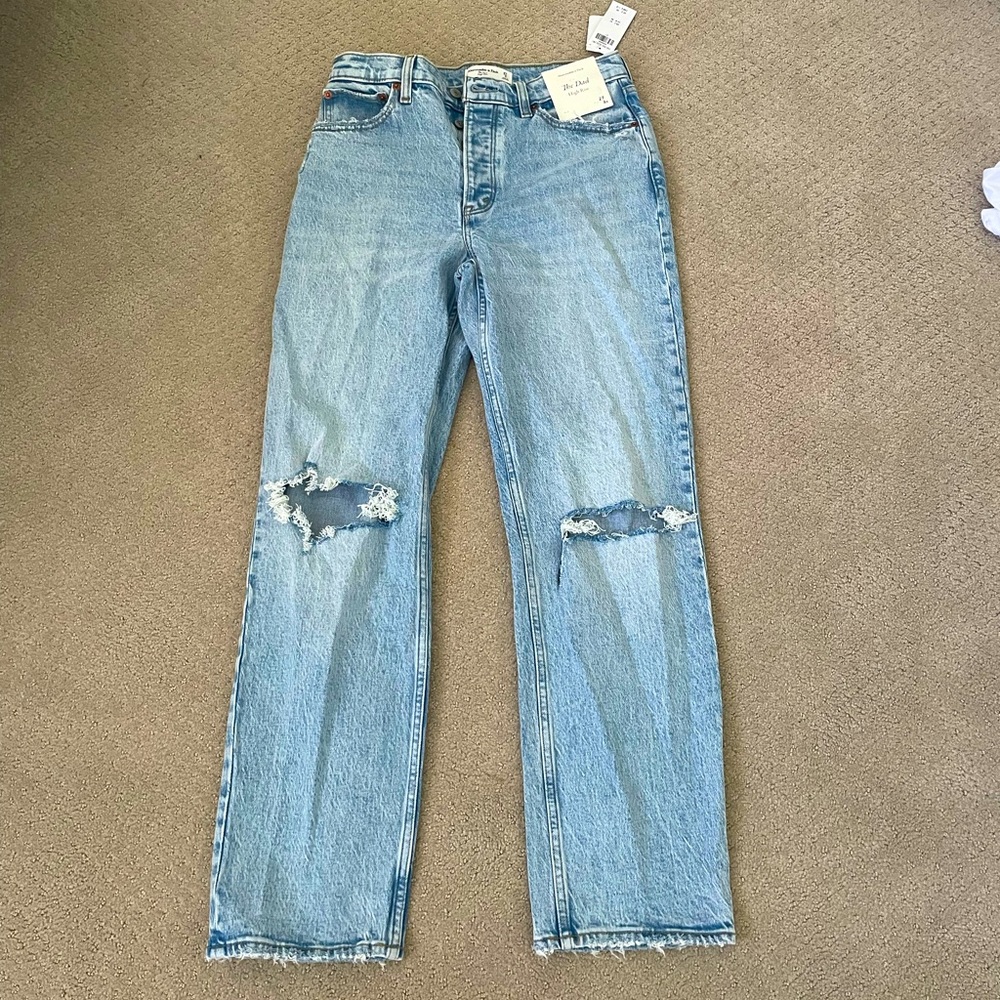 Abercrombie & Fitch High Rise Dad Jeans